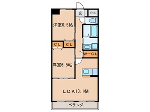 リブェールの物件間取画像